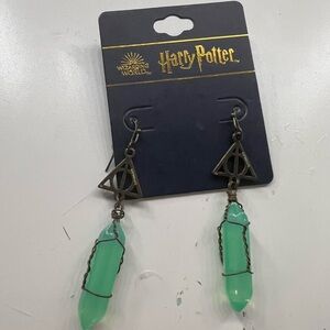 Warner Bros. Green Dangle Earrings